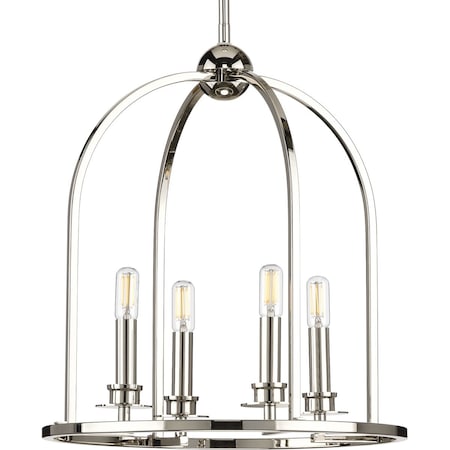 Progress Lighting Seneca Collection Four Light Foyer Pendant P500121-104